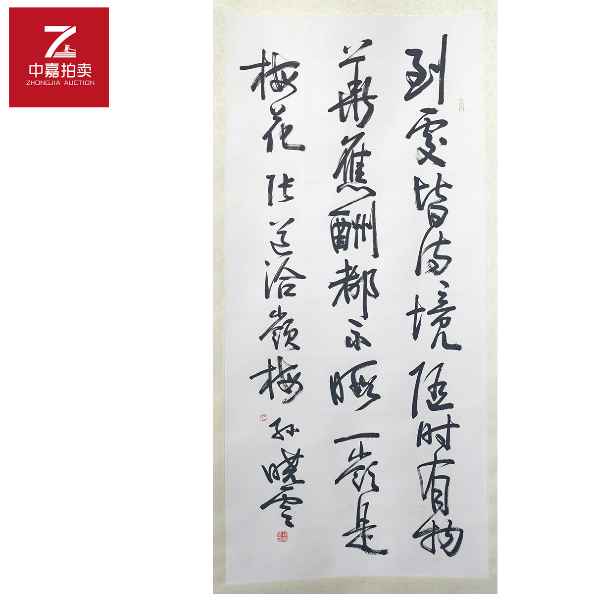 1-S0025孙晓云书法立轴到64x137