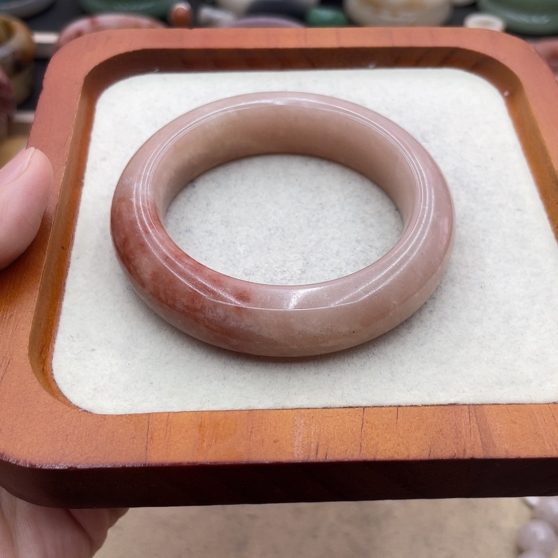 石英岩玉未镶嵌圈口56