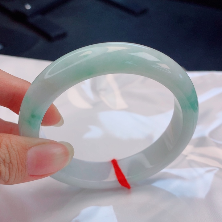 未镶嵌手镯翡翠58圈