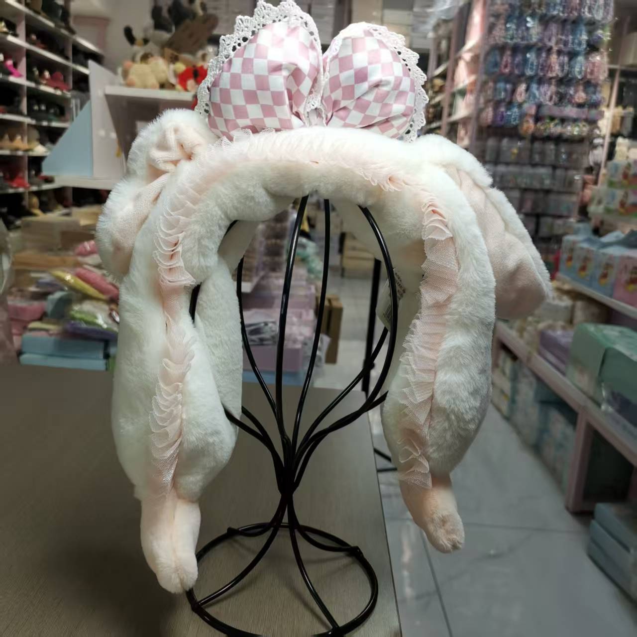 （5-8）岁儿童可爱绒毛耳套