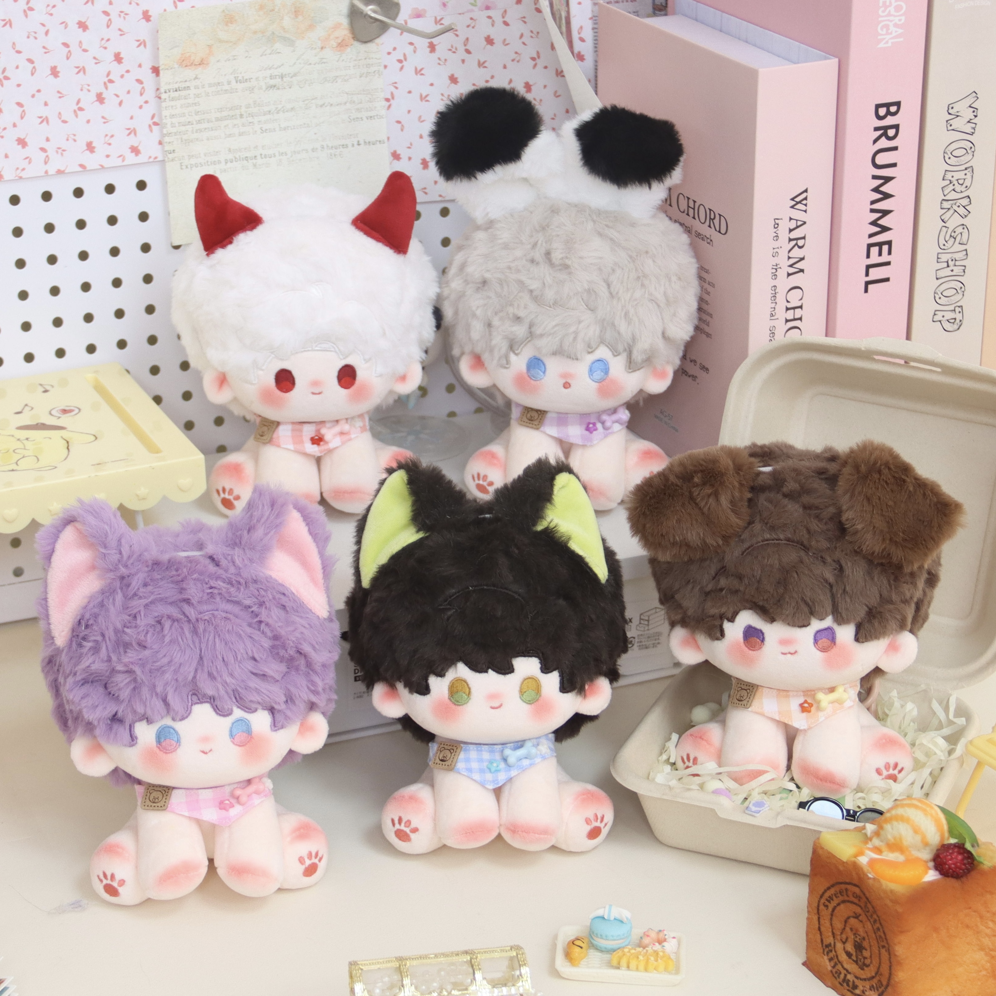 恋与深空15cm坐坐体原创同人棉花娃娃祁煜黎深沈星回秦彻夏以昼