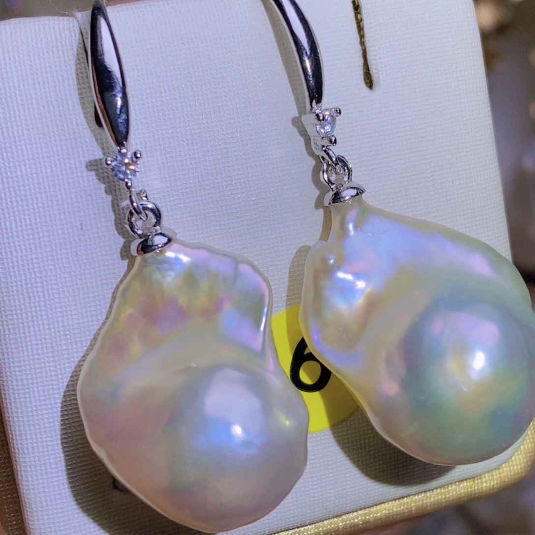 淡水珍珠银S925镶嵌淡水珍珠