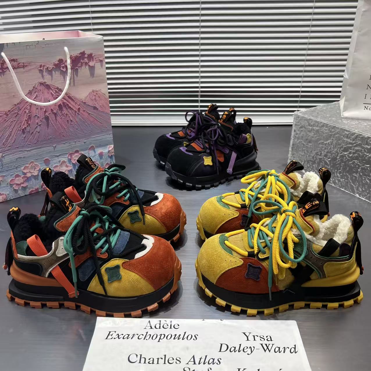 【栗】大棉2025年冬季加绒阿甘鞋新款百搭运动休闲鞋女韩版增高休闲