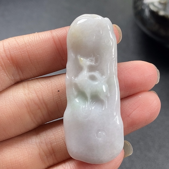 翡翠颈饰未镶嵌天然a货翡翠32