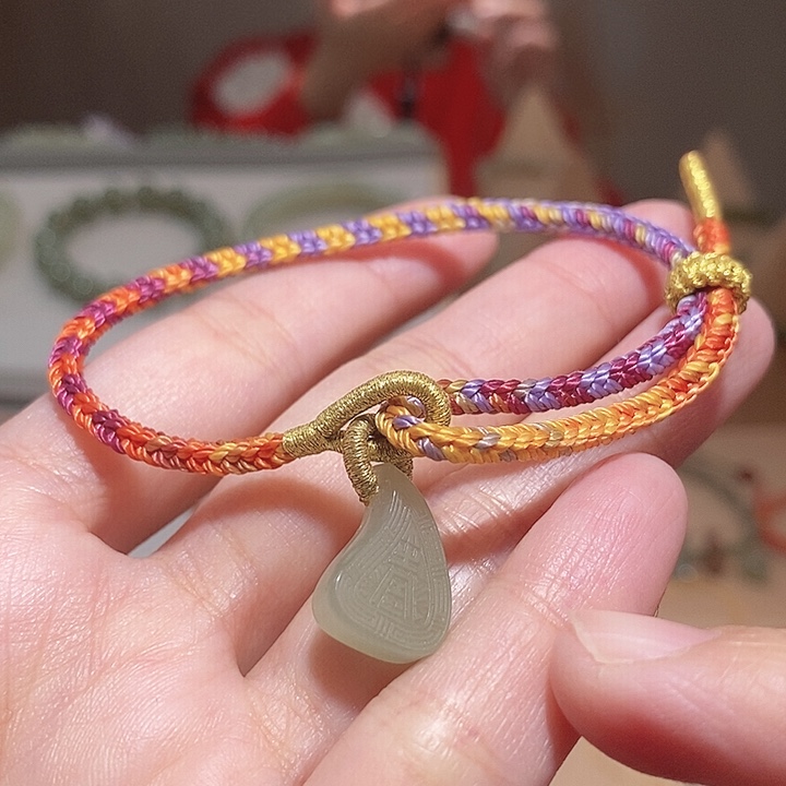 和田玉手绳未镶嵌