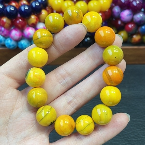 玛瑙未镶嵌手饰牛黄14