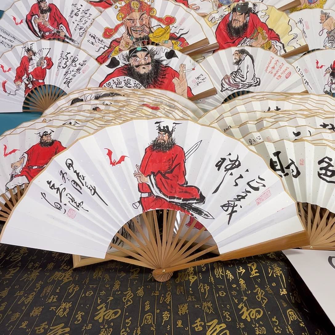 扇子手绘折扇一把