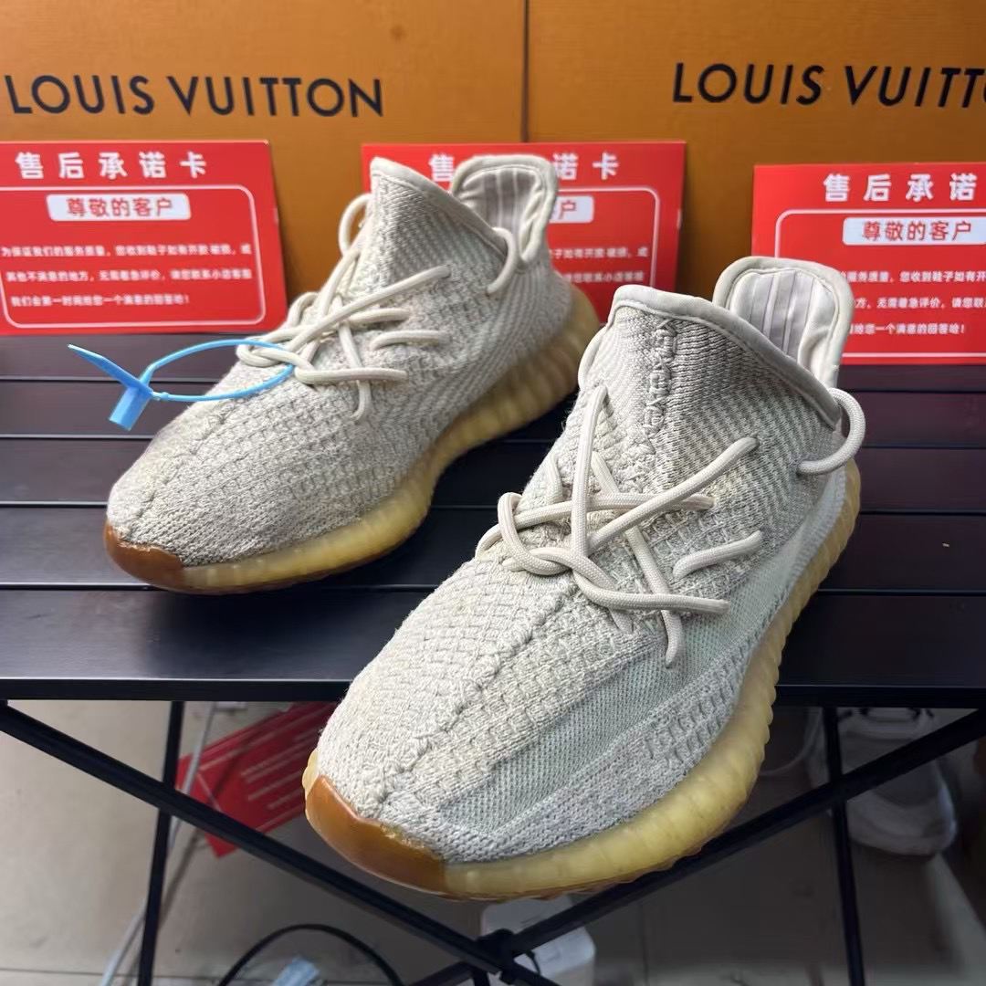 95新 maje 95新杰/43码 偏小/Yeezy350 亚麻灰 