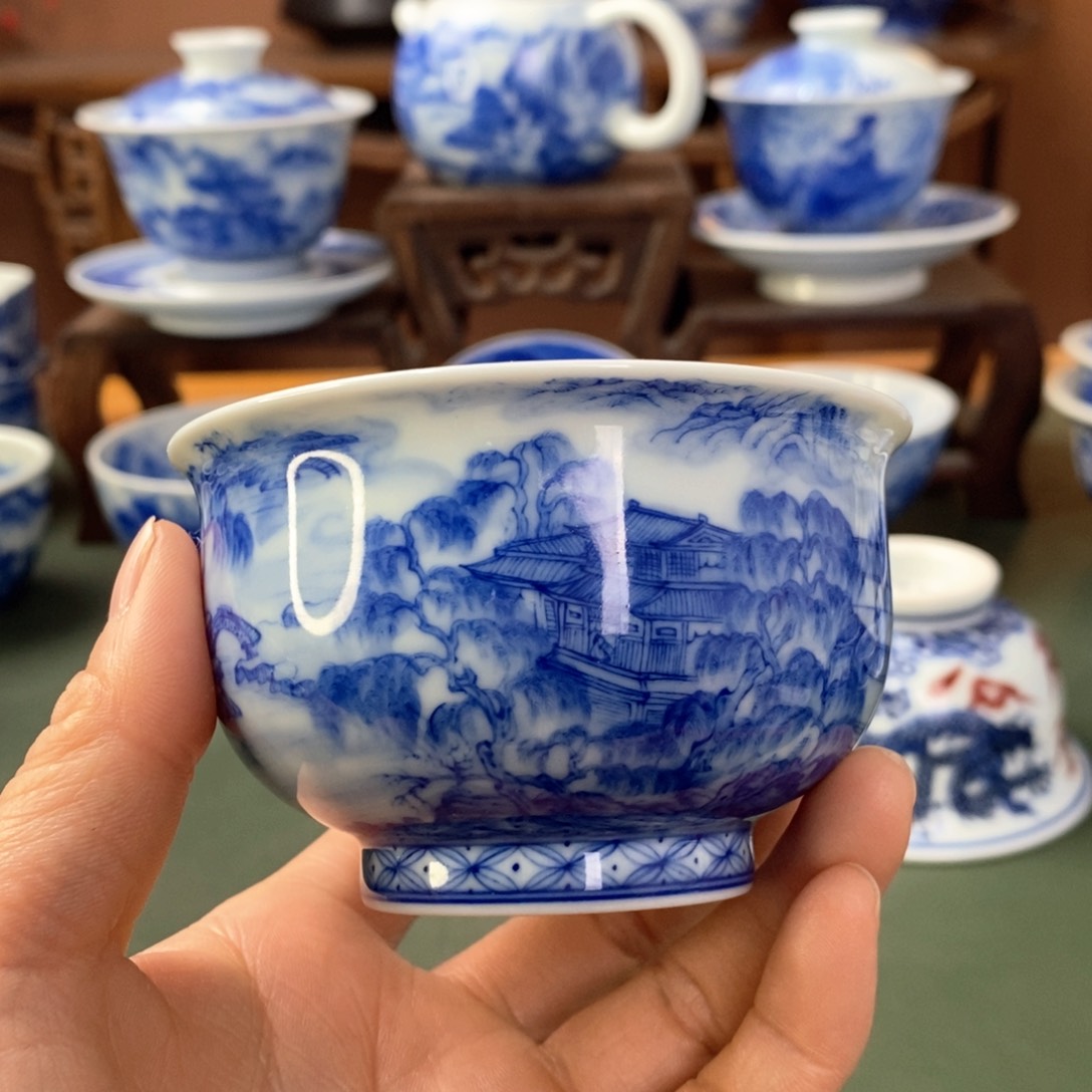杯景德镇陶瓷手工手绘