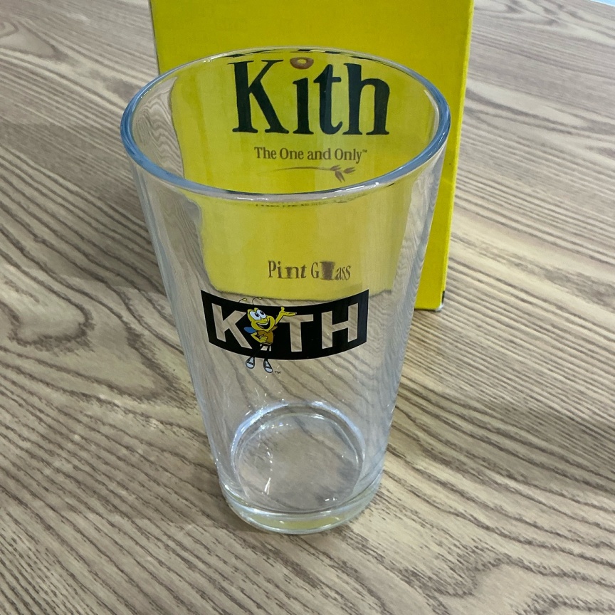 未使用 maje  Kith（pm）联名款限量玻璃杯 全新原盒/3094