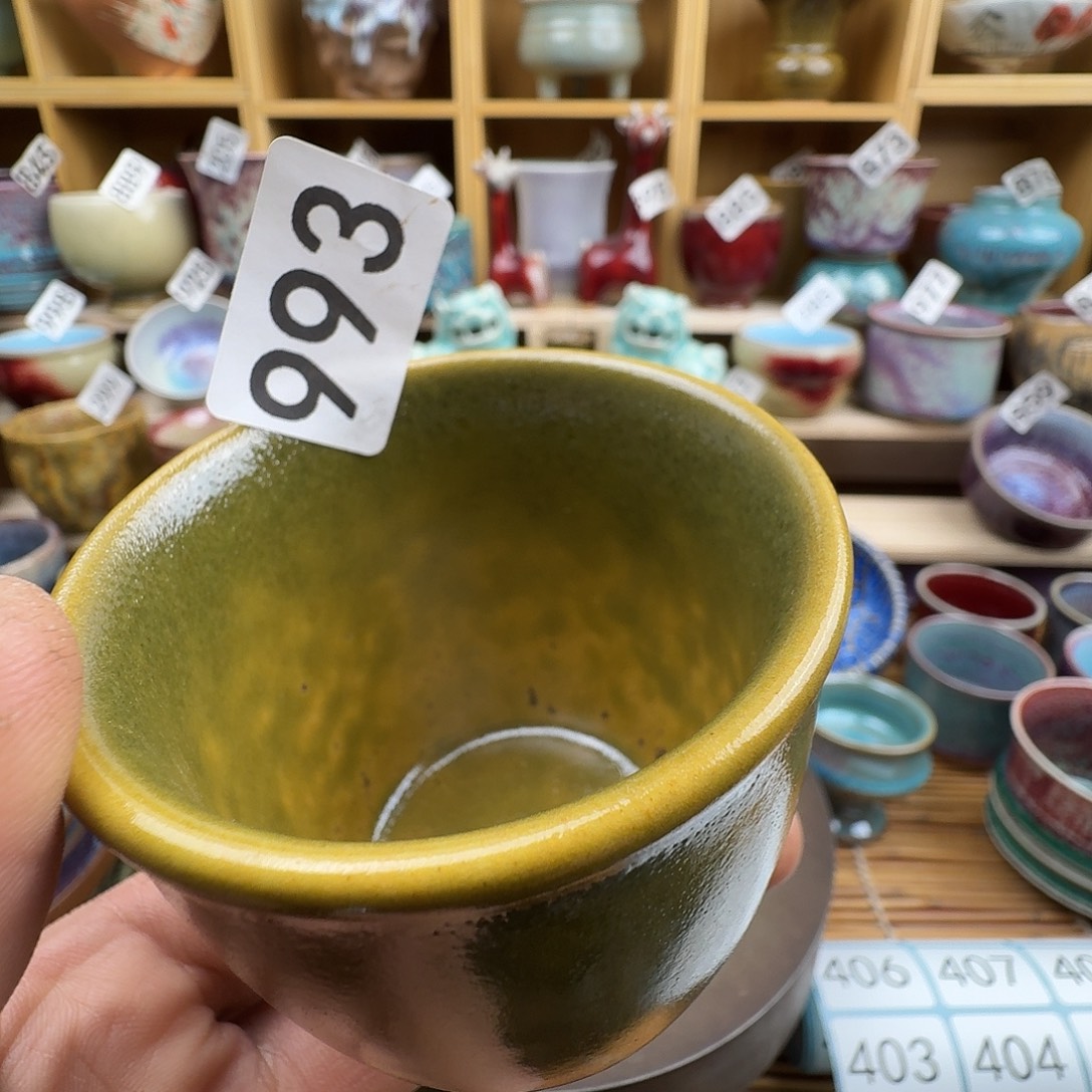 西***雪#钧瓷#原产地#矿石釉#器物之美#藏品#主人杯