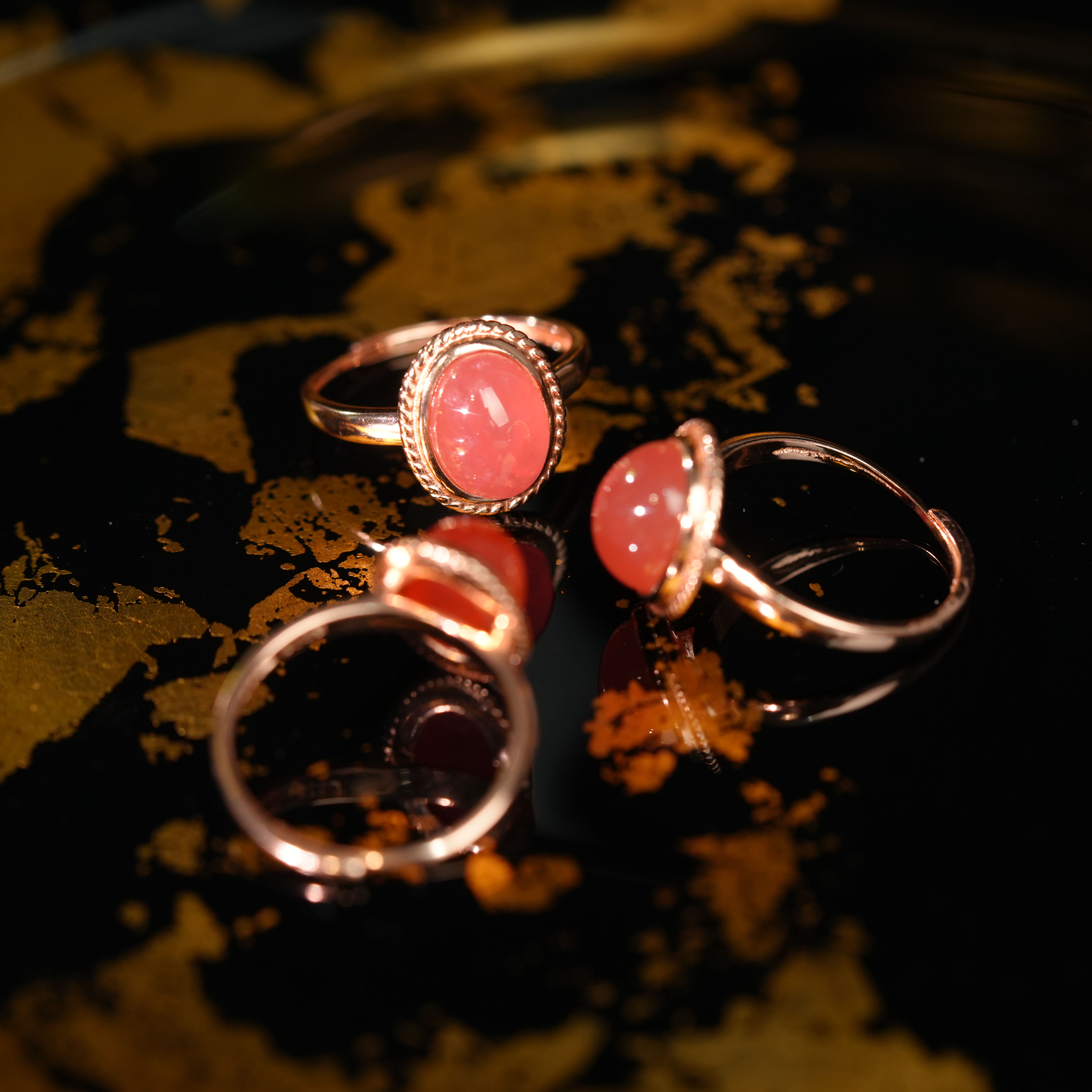 【初见珠宝】s925银红纹石戒指5-1CL103X8【多样性发一件】