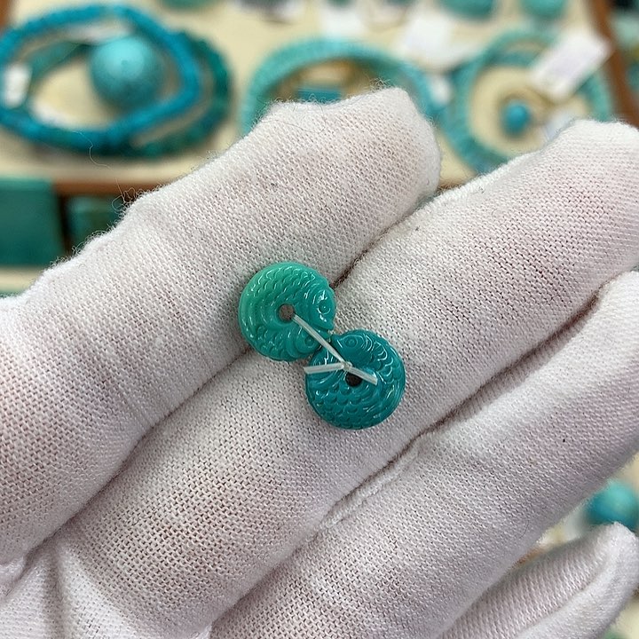 绿松石挂件未镶嵌