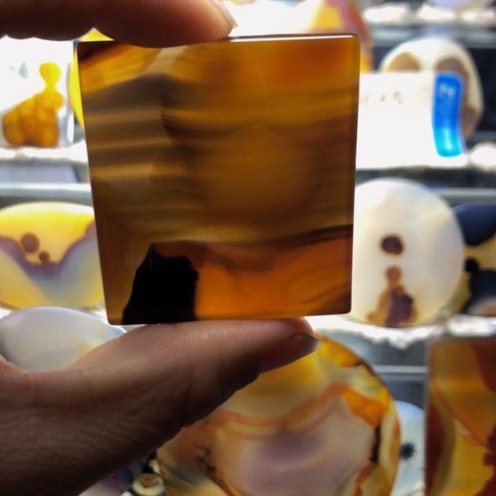 合金玛瑙/玉髓珠宝奇石128