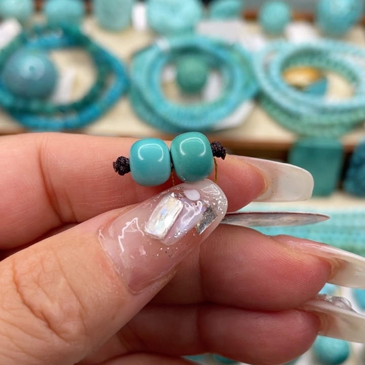 绿松石未镶嵌挂件