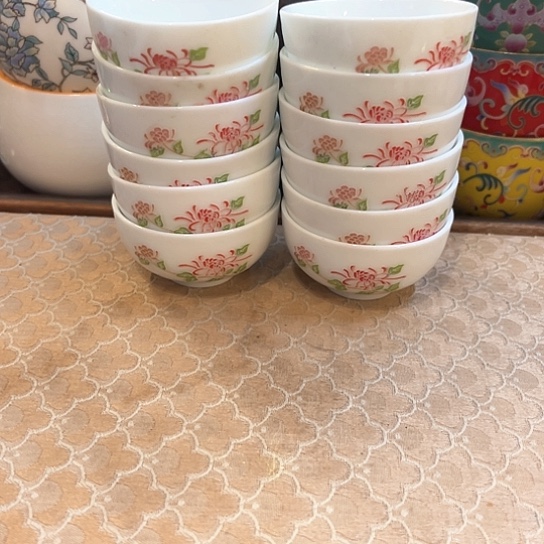 现代陶瓷单杯微瑕12个