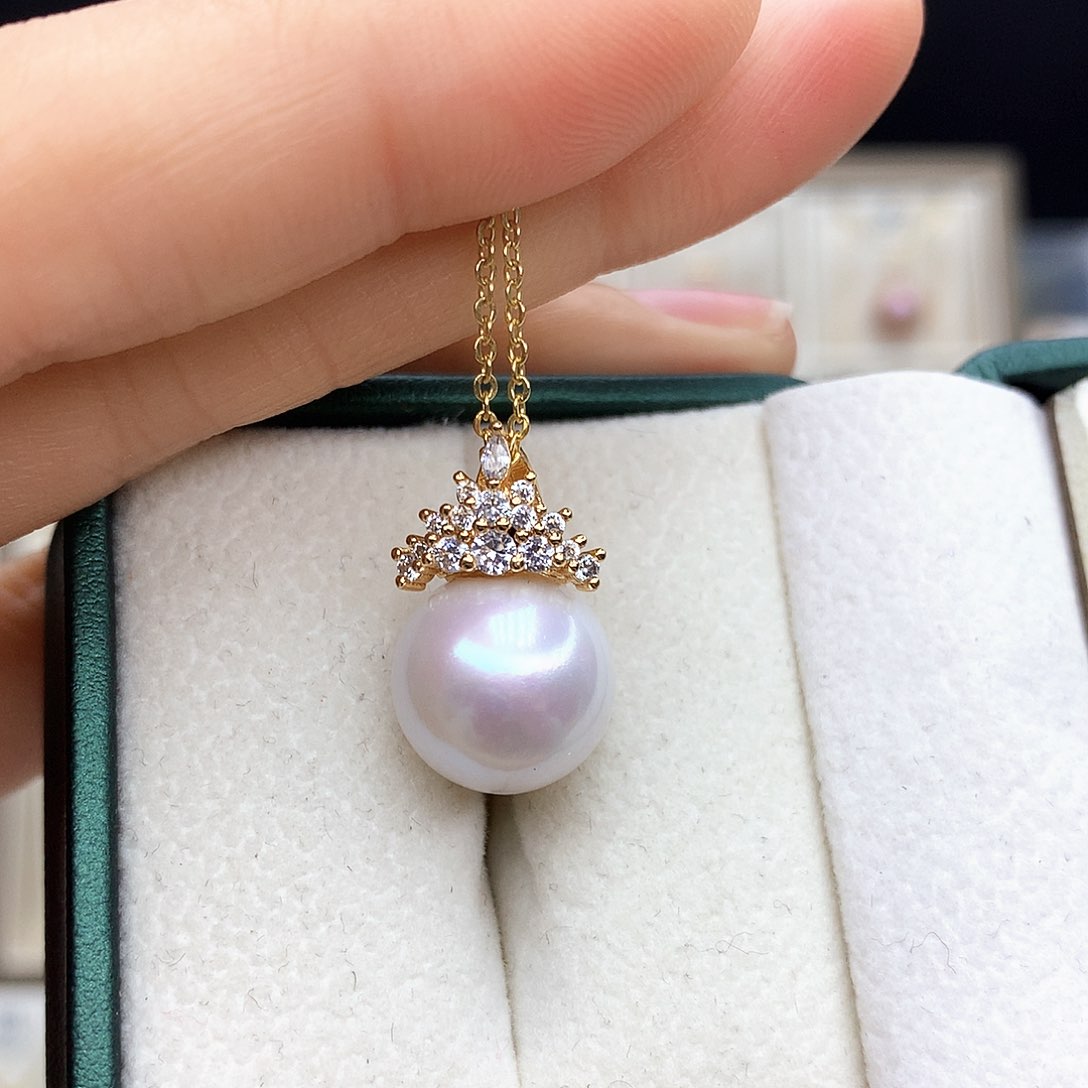 淡水珍珠颈饰合金