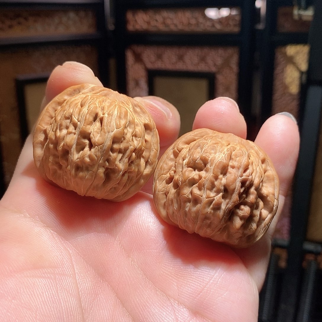 王***旺文玩核桃把件39汉高楼全品