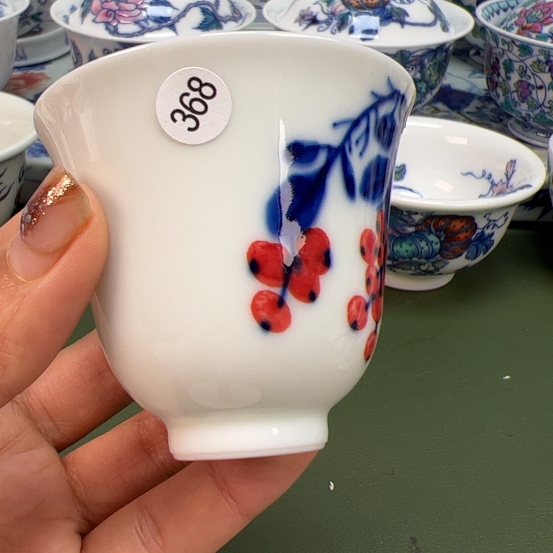 杯沙沙手工手绘茶具368