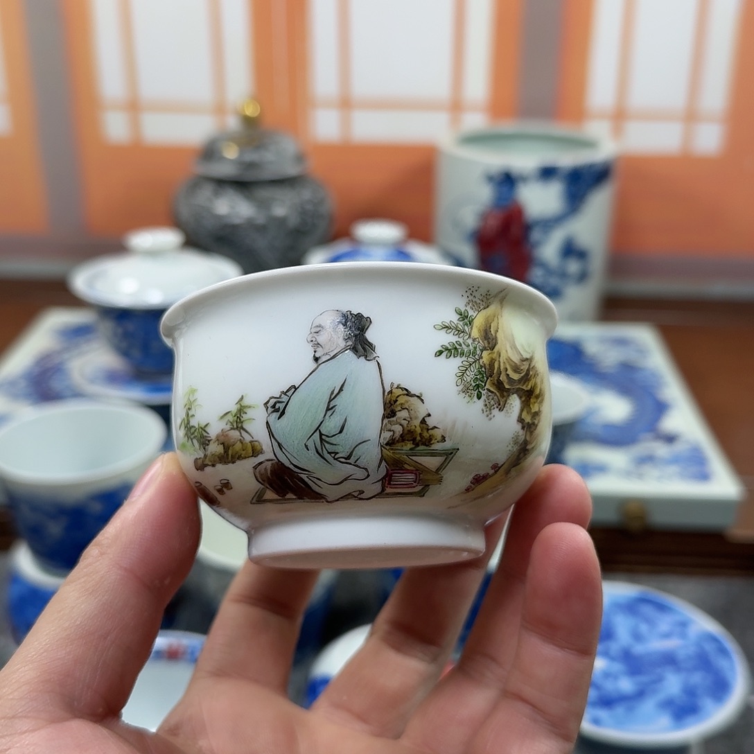 全手工全手绘陶瓷