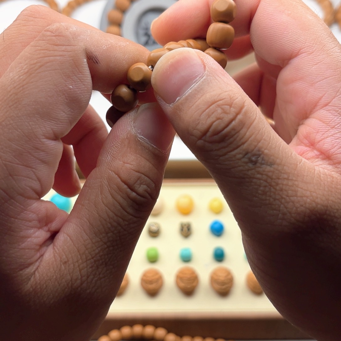 猴头核桃吊坠六方微瑕