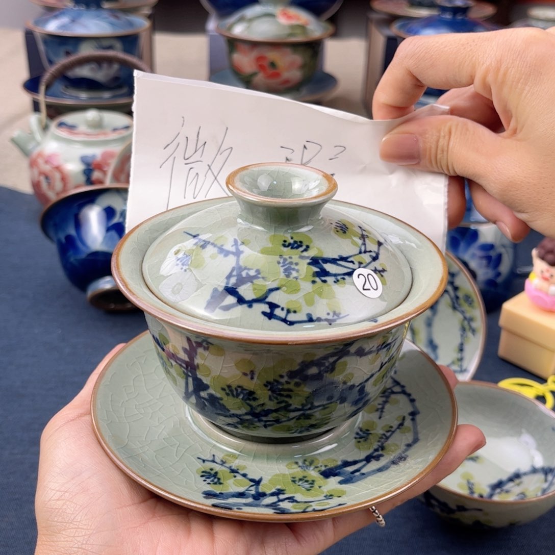 杯容*景德镇手绘手工茶具