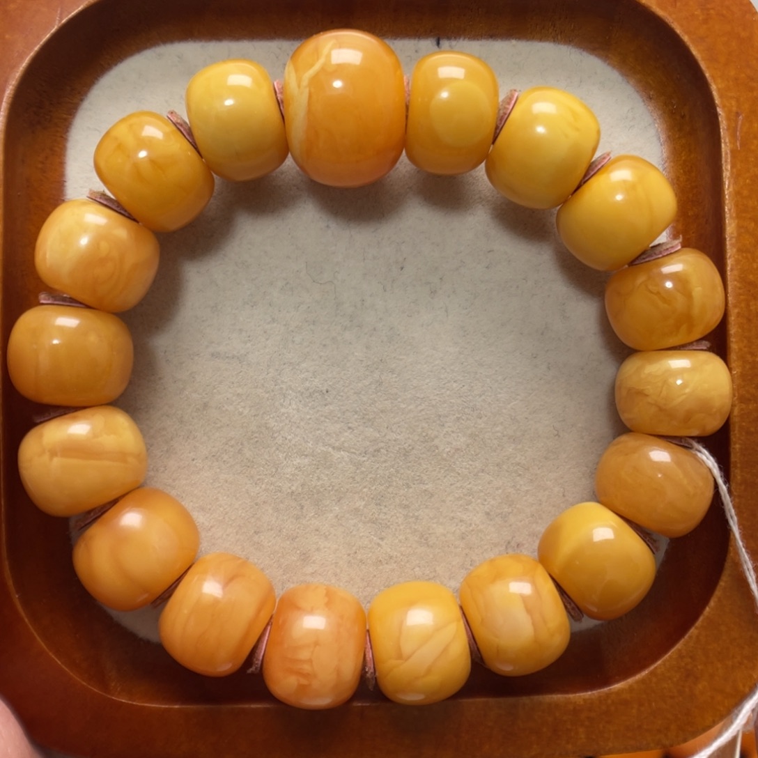 蜜蜡未镶嵌手串蜜蜡