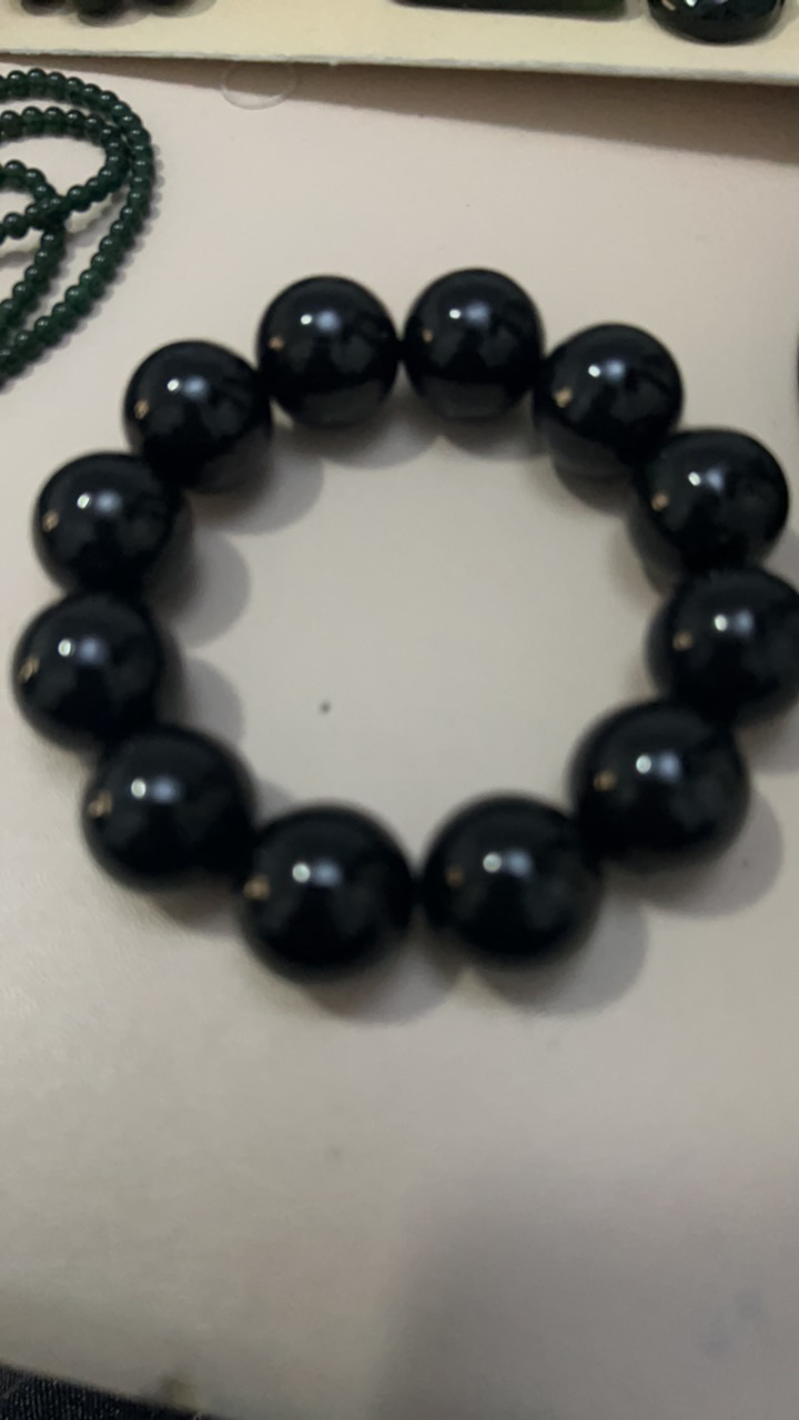 天然翡翠a货墨翠卡20
