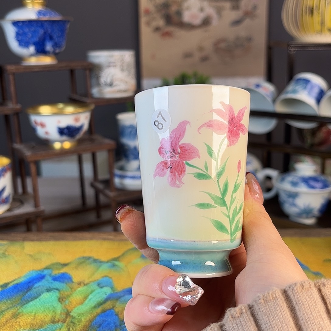 杯木*?景德镇陶瓷茶杯多人