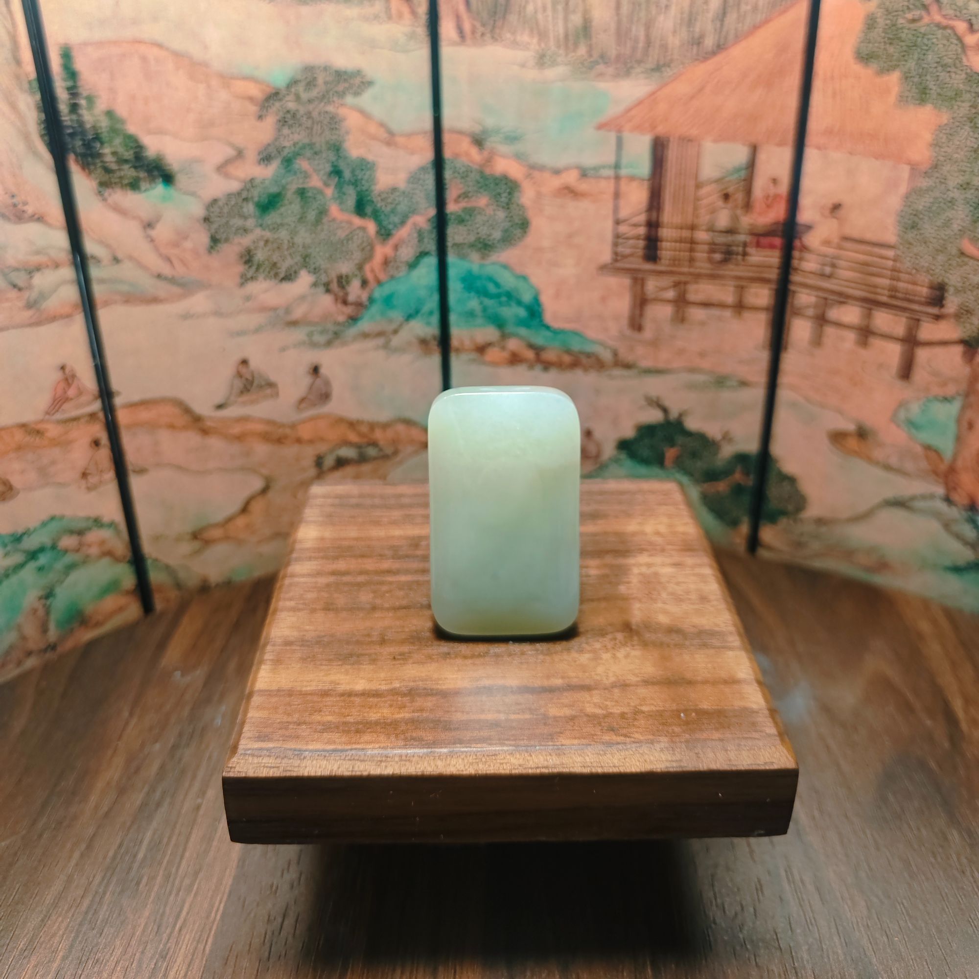 M和田玉无事牌吊坠0869