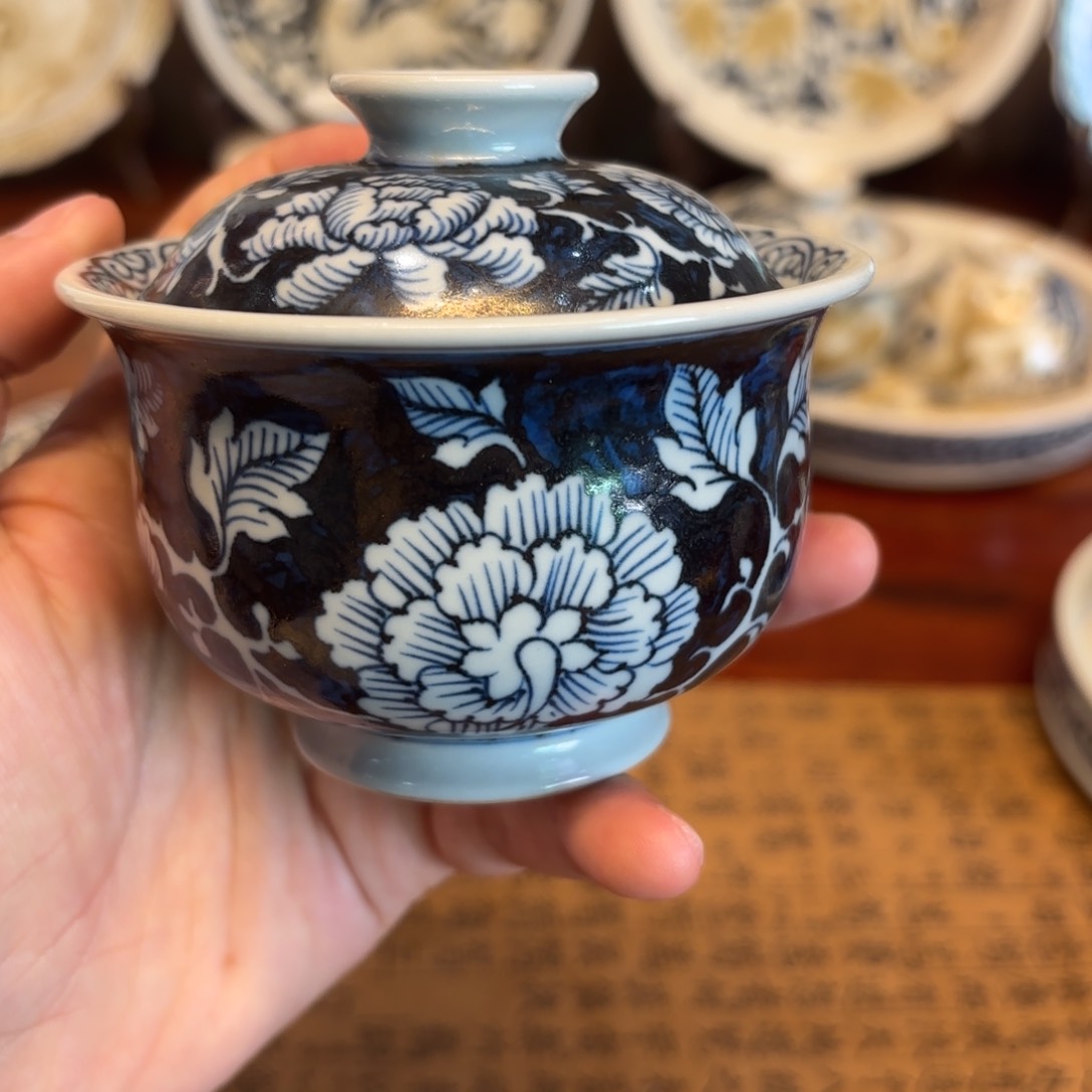 瓷片景德镇手工手绘茶具