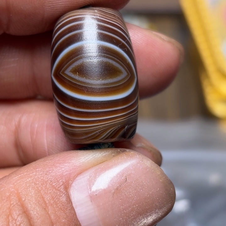 玻璃颈饰藏传喜马拉雅