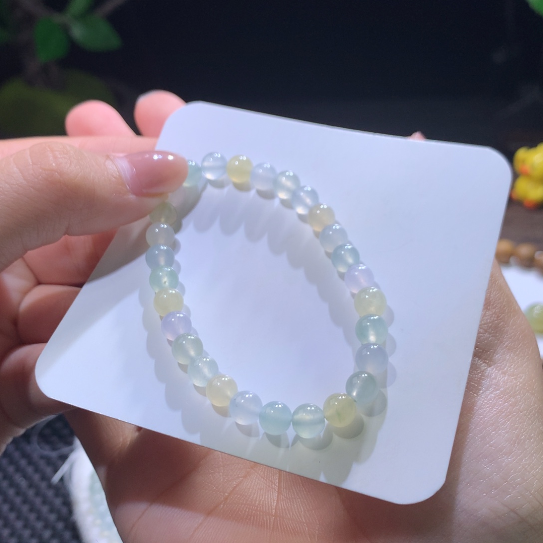 未镶嵌手链翡翠卡6玛卡龙