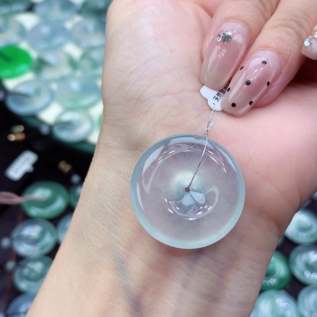 颈饰未镶嵌翡翠编号23尺寸25.6/6.4