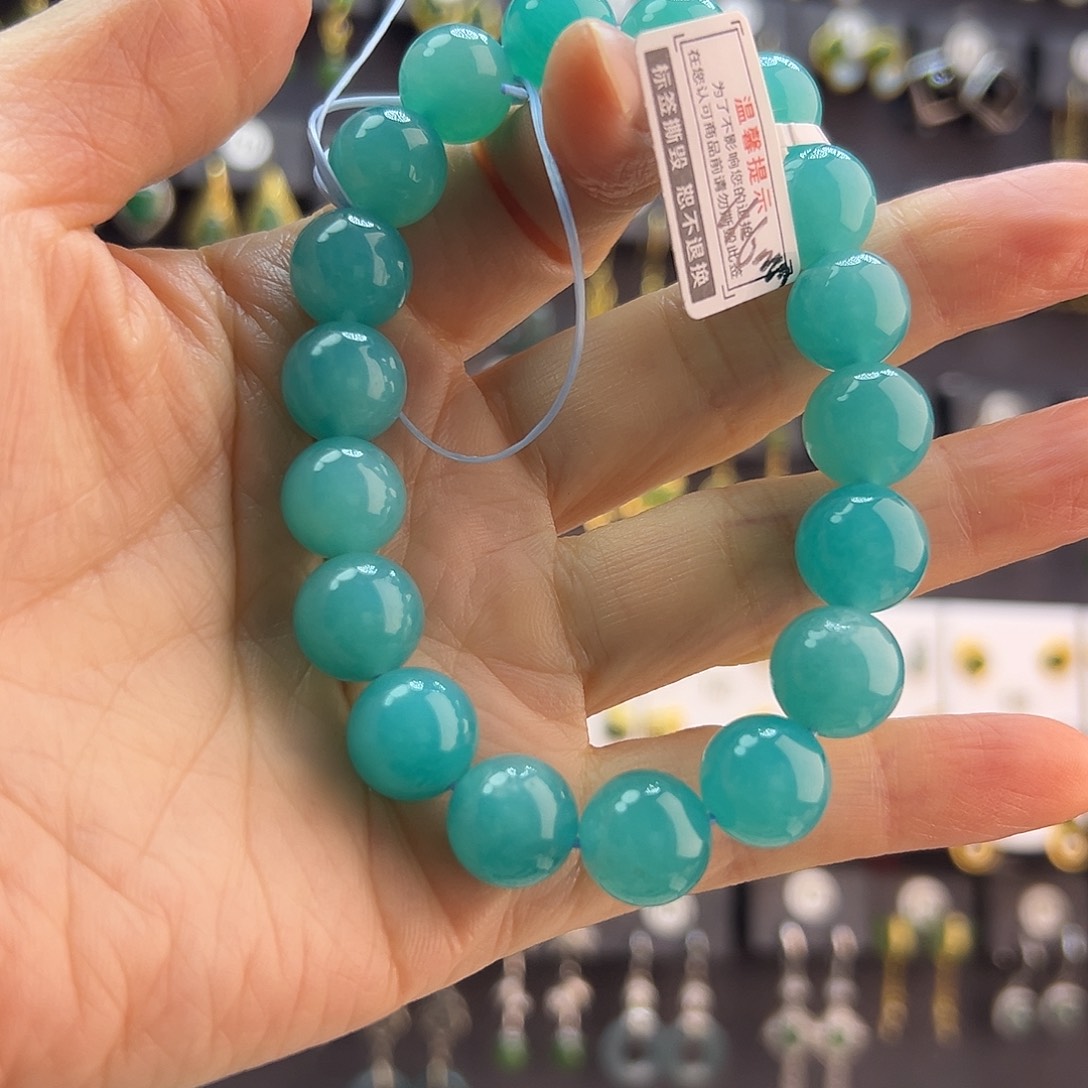 和田玉未镶嵌耳饰天然天河石手串