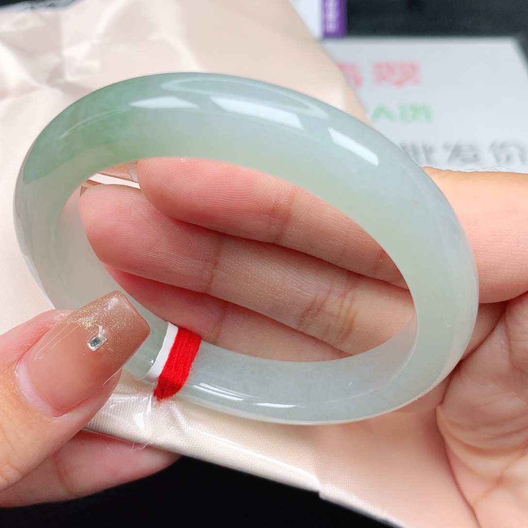 未镶嵌手镯翡翠53.54正圈 新货