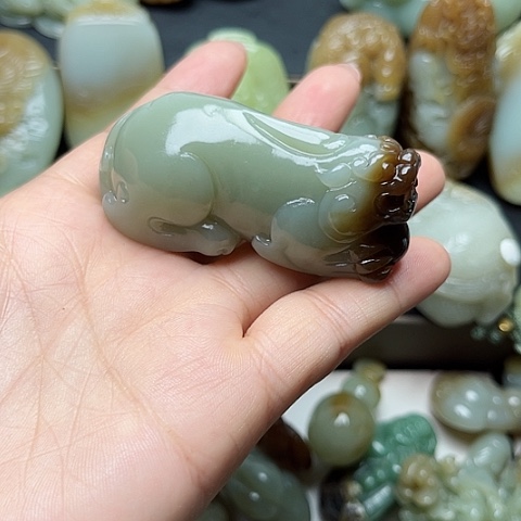 和田玉未镶嵌颈饰幸**活