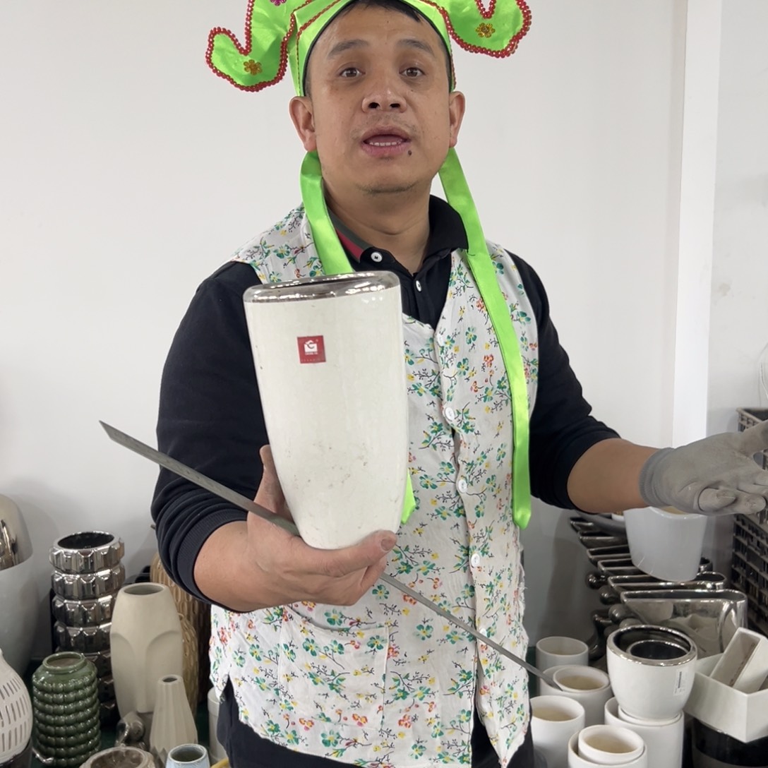 摆件39 号高中低温陶瓷工艺瓶（部分微瑕）