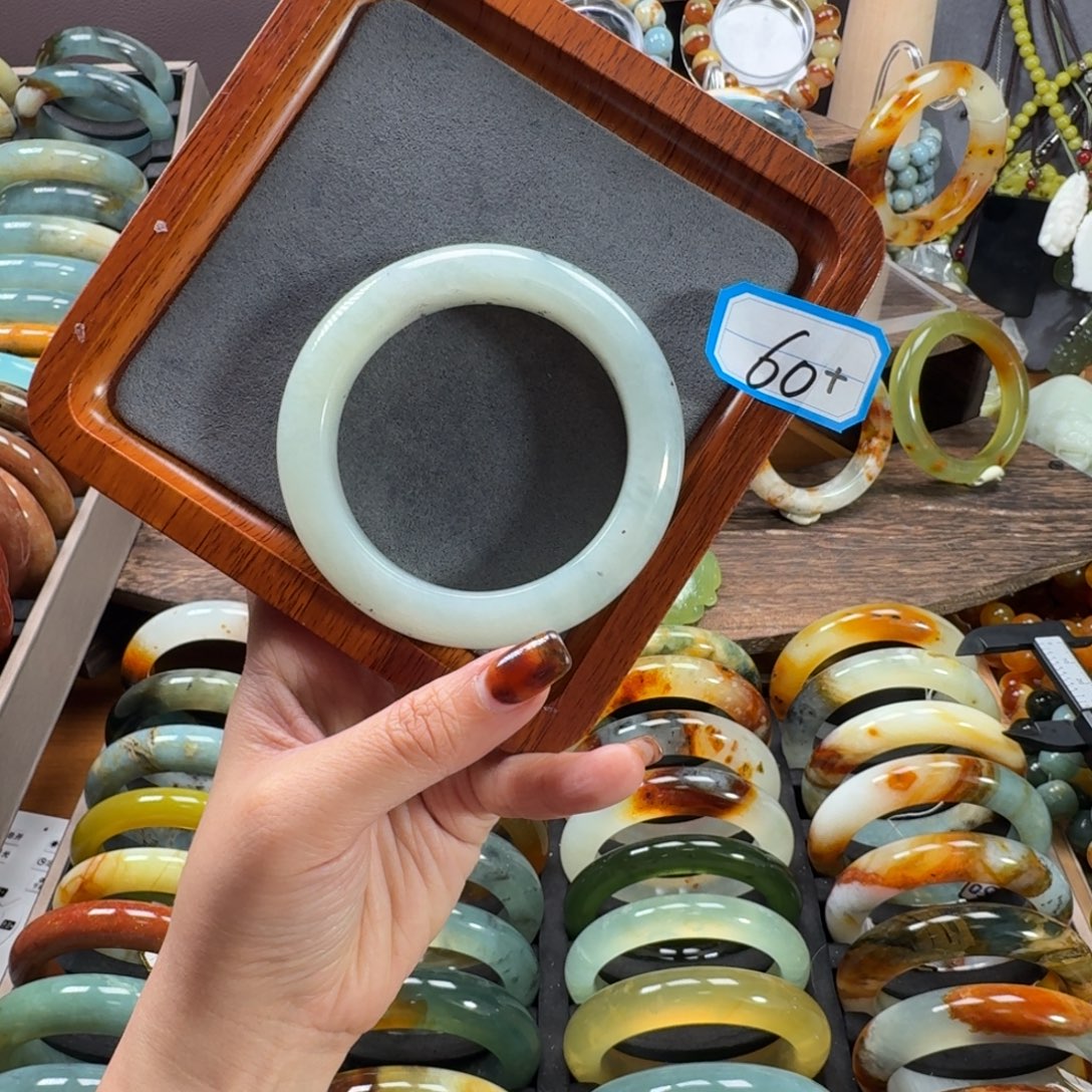 蛇纹石玉合金手镯