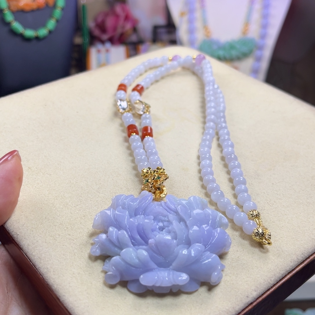 翡翠未镶嵌颈饰天然翡翠