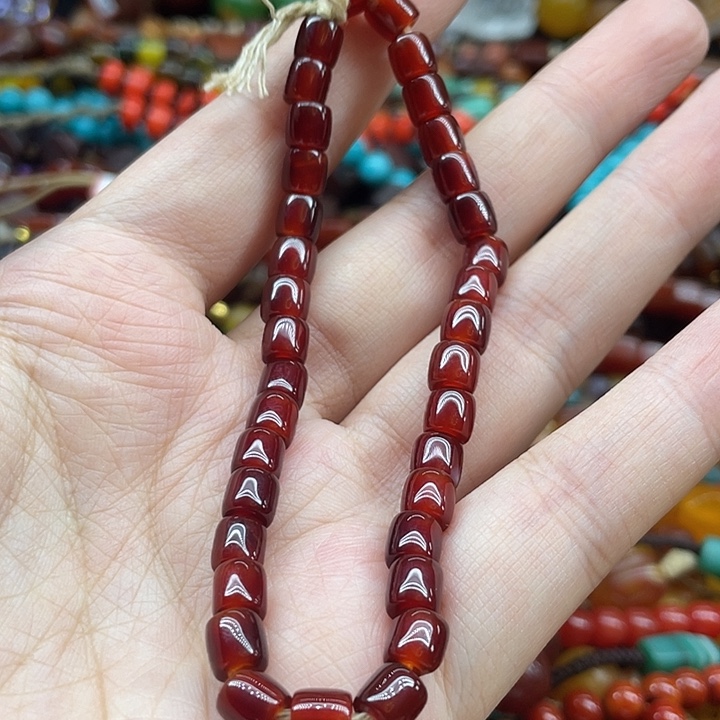 玛瑙/玉髓未镶嵌玛瑙手镯项链谢谢谢