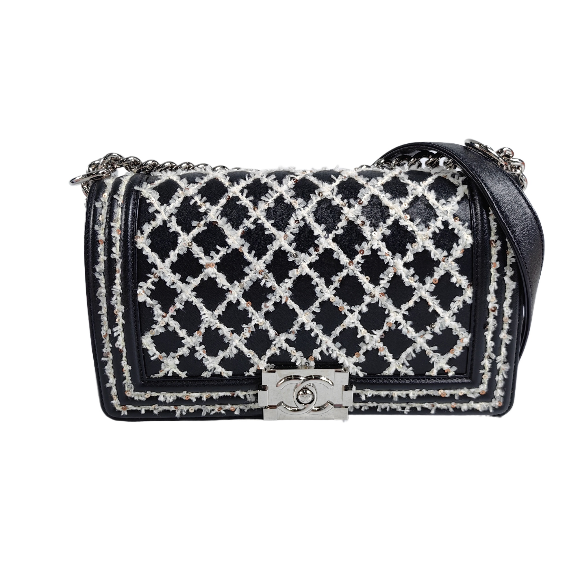 95新 香奈儿 安洁利严选口盖包/BK0155250 手提包