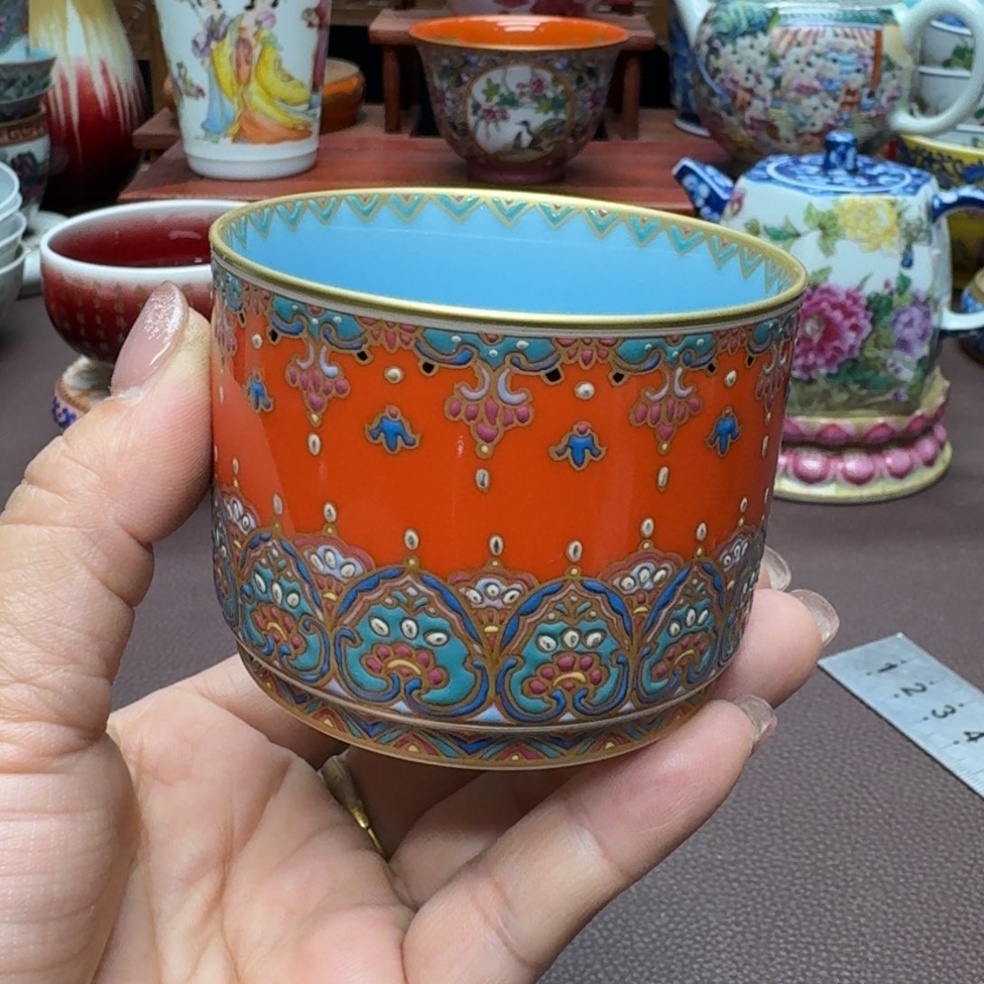 瓷片景德镇仿古手工制作精品展示