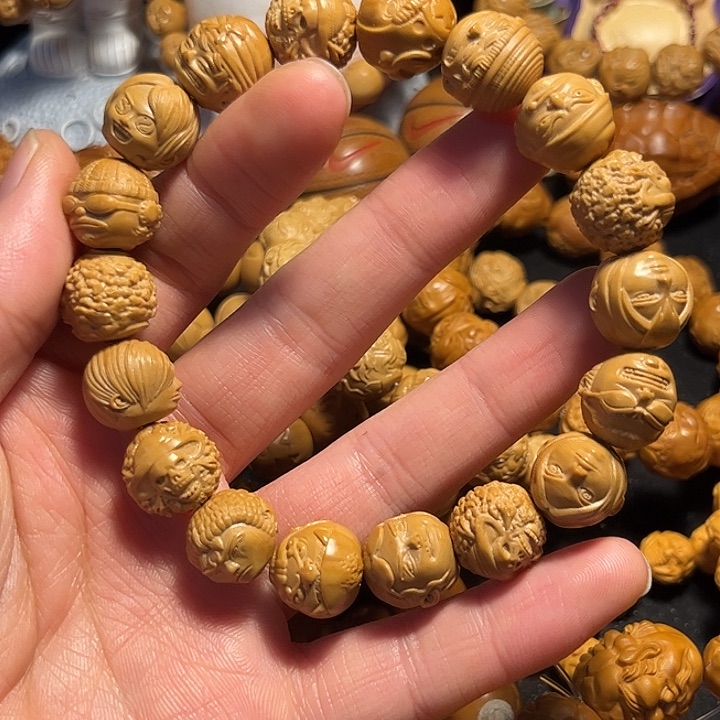 橄榄核手串/手链猴头海贼王