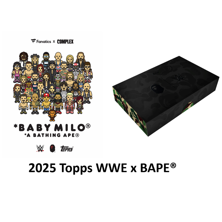2025 Topps WWE x BAPE 联名 球星卡 盲盒 代拆