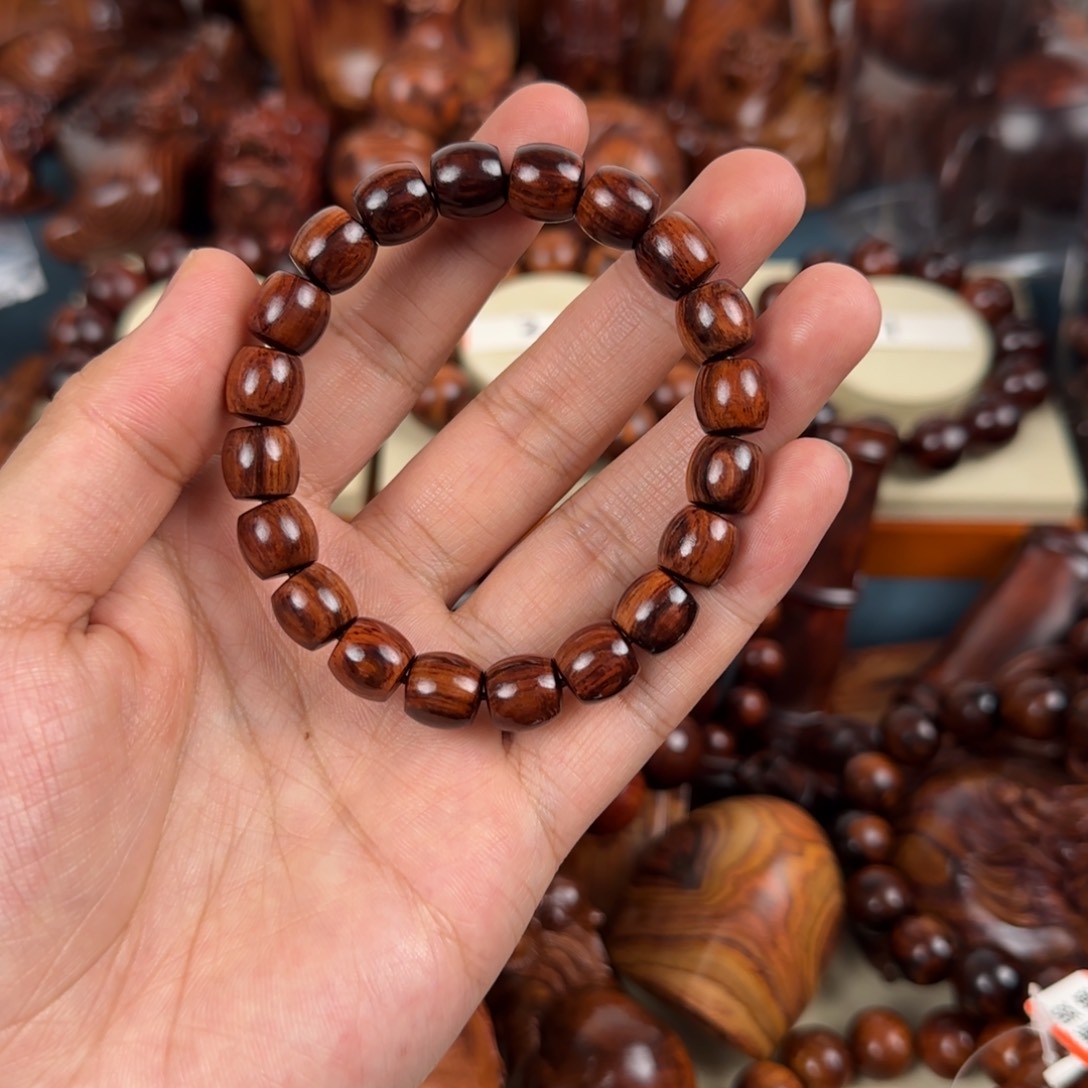 黄花梨/降香黄檀手串/手链打*油