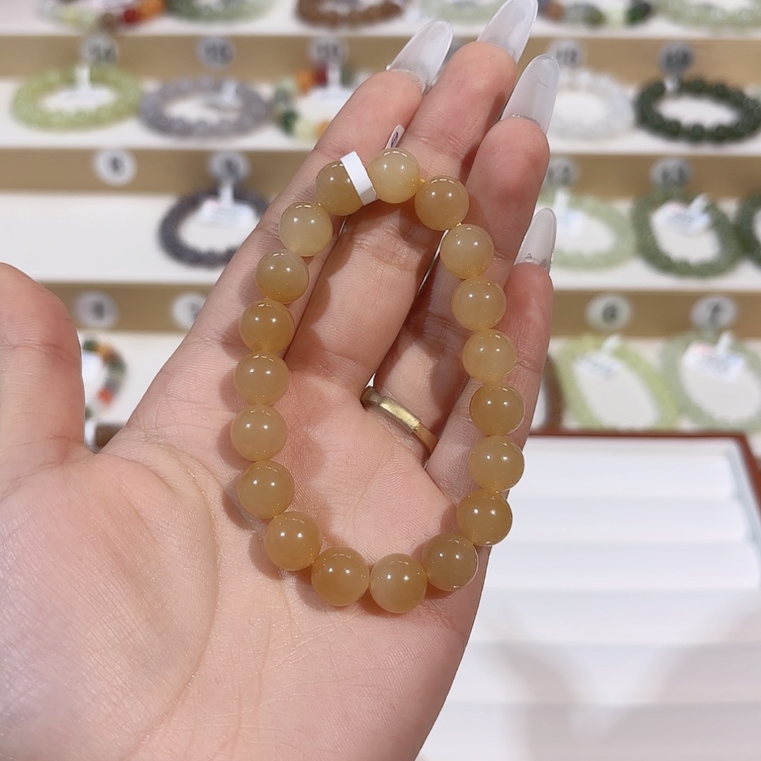 和田玉手链未镶嵌天**情y