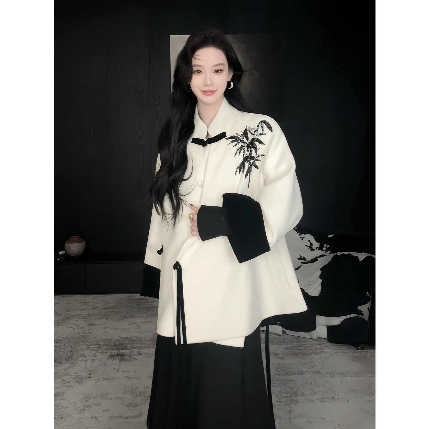 有洧【冬装收官 12/25 20:00 叠加满减82折】温润书香新中式外套