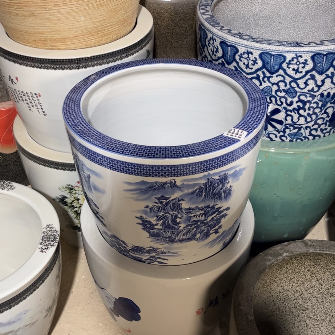 瓷片山水53高度53.88888