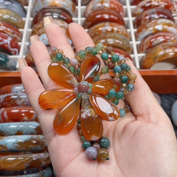 【闪购商品】玛瑙/玉髓颈饰未镶嵌